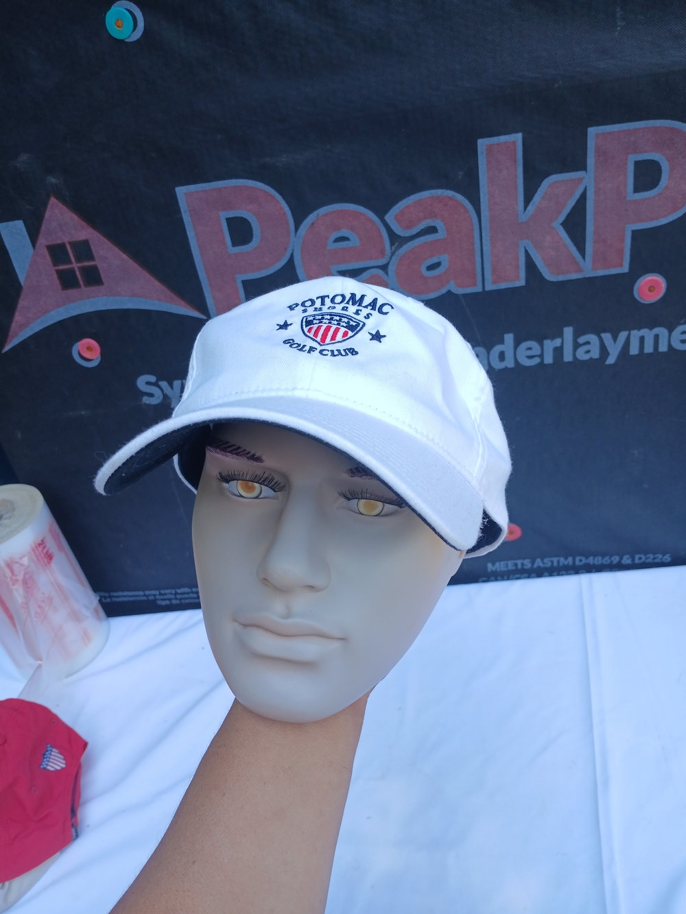 Potomac Golf Club White Baseball Cap